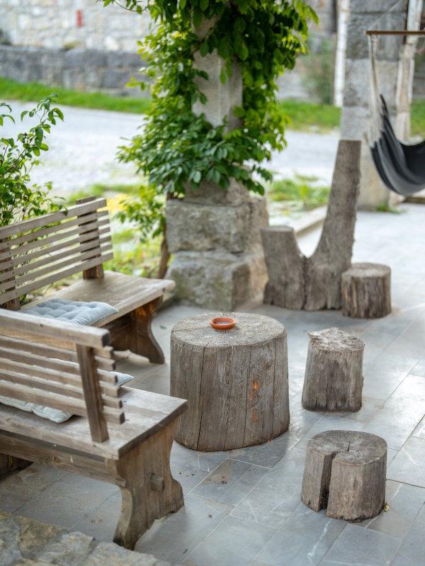 Nature sights and river Soča